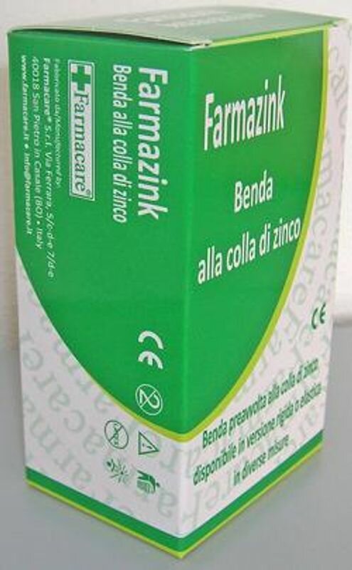 Benda Medicata Rigida Con Ossido Di Zinco 10cmx5m-1