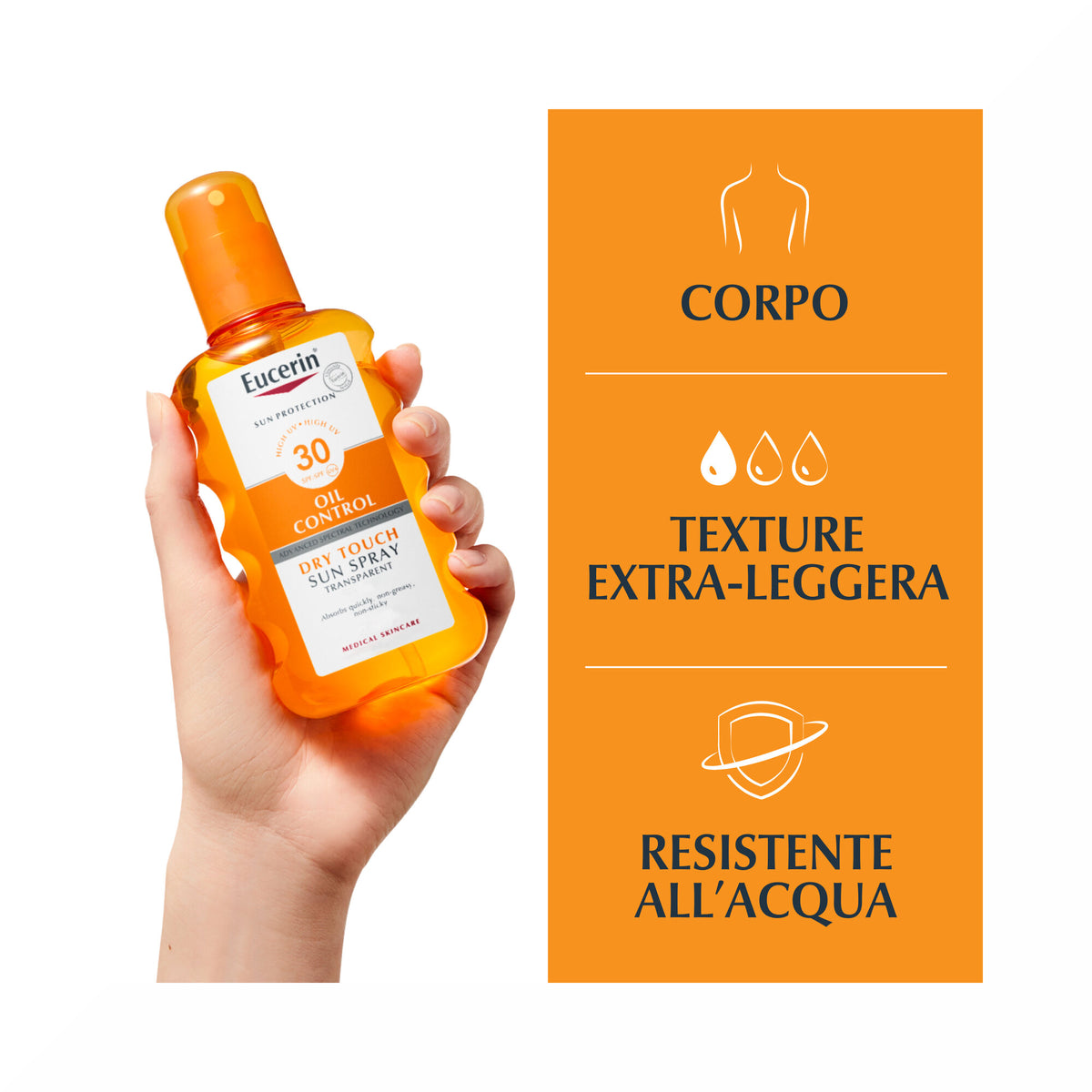 Eucerin Sun Spray Transparent SPF30 200ml-3