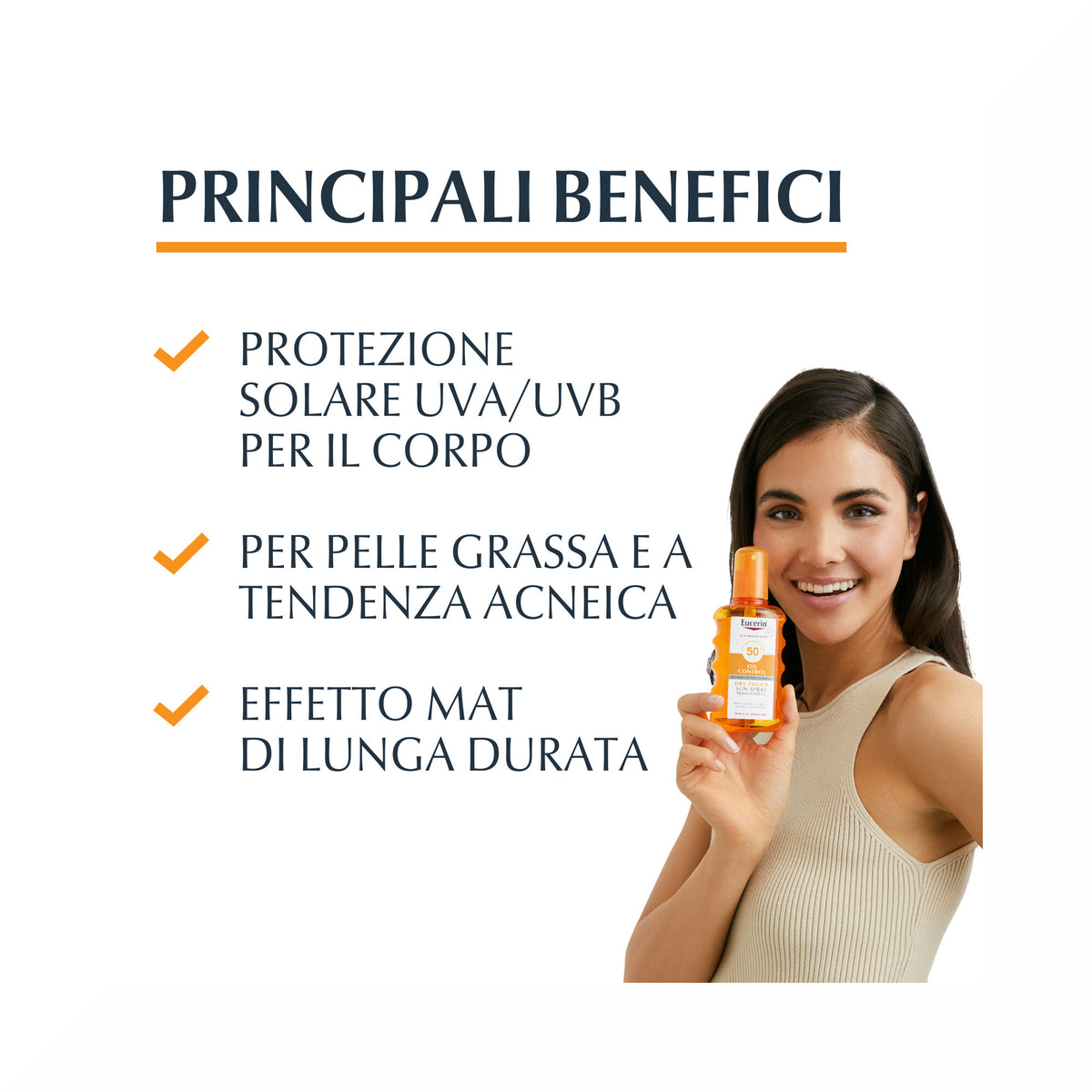 Eucerin Sunsensitive Protect Sun Spray SPF50 200ml Dry Touch-2