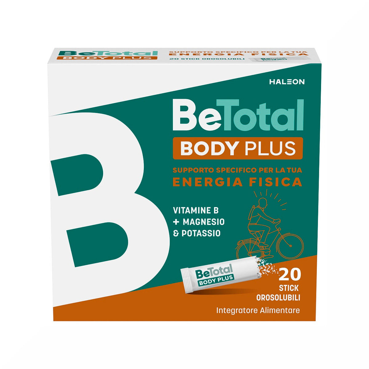 Be-Total Body Plus Integratore Alimentare Magnesio E Potassio Vitamina B Per Adulti 20 Bustine-1