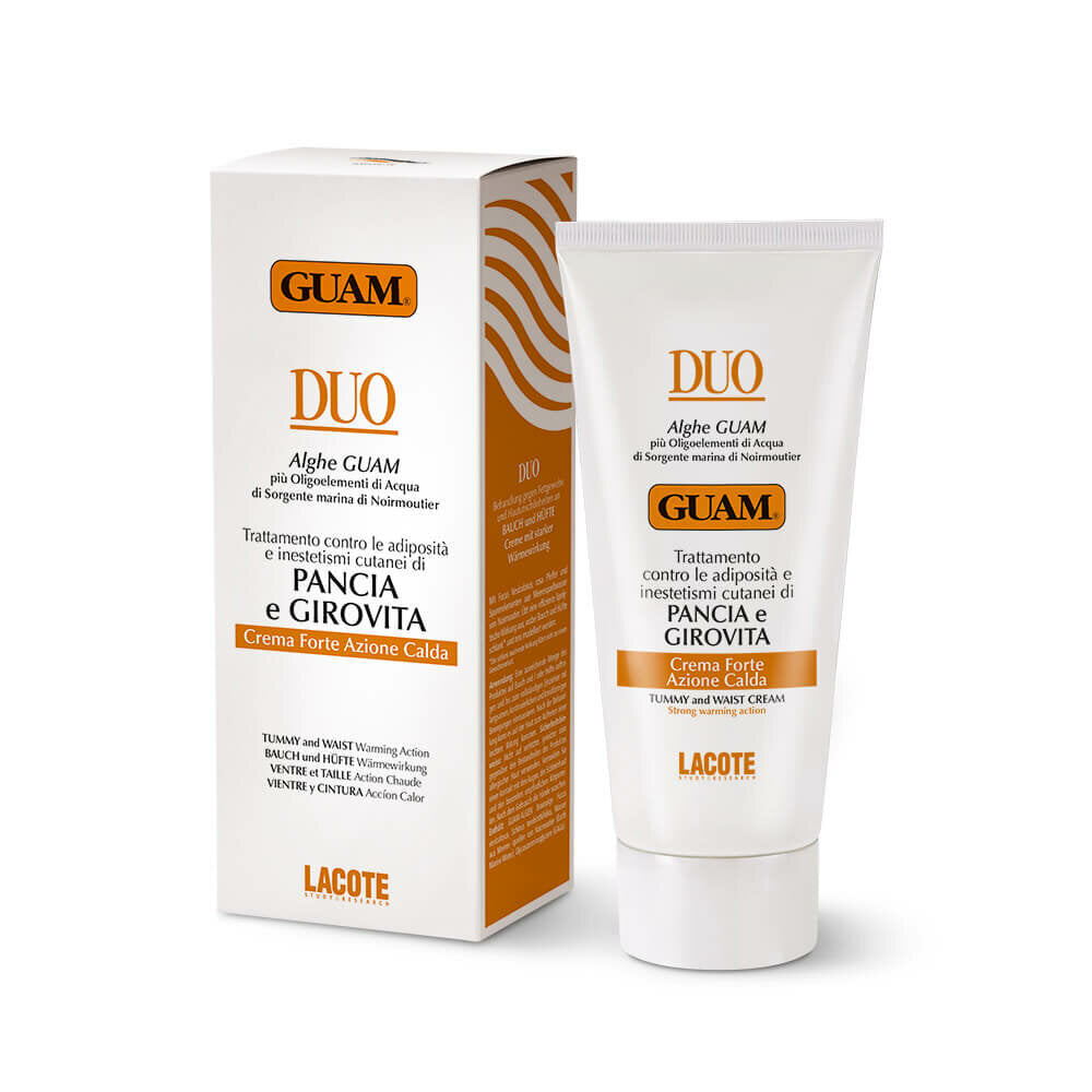 Guam duo trattamento contro le adiposità e gli inestetismi cutanei di pancia e girovita crema forte-2