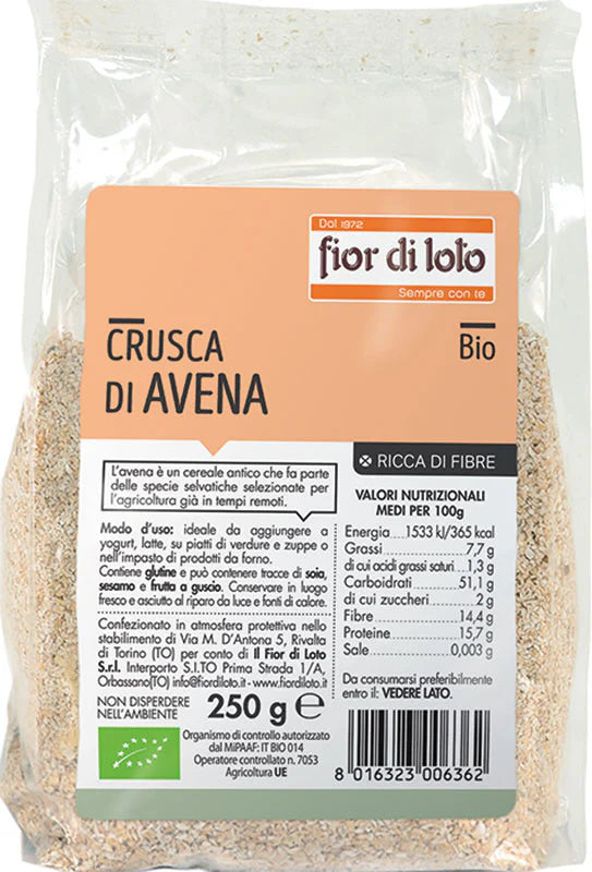 Crusca Avena Bio 250g