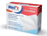Garza Compressa Meds 12/12 18x40cm 12 Pezzi-0