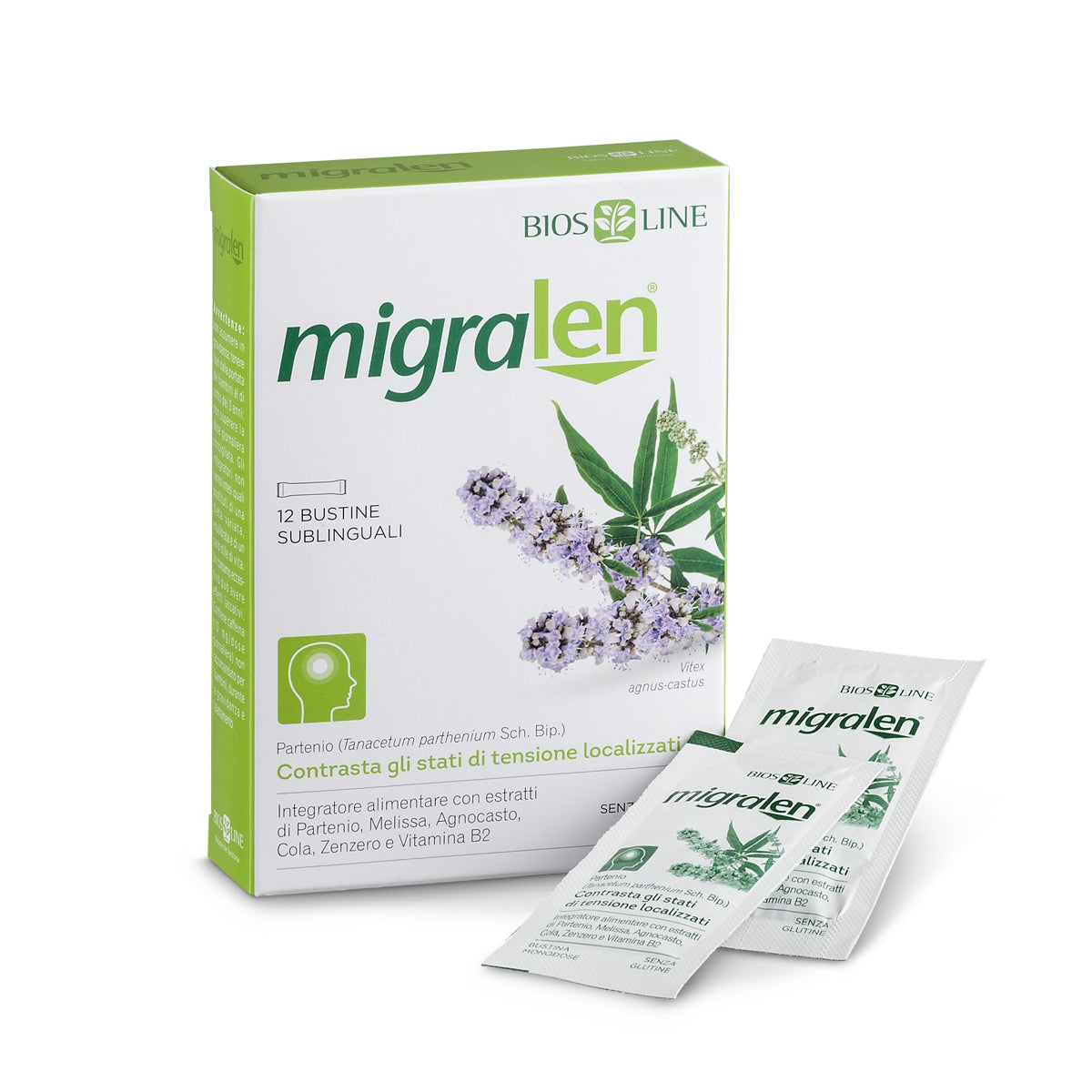 Bios Line Migralen integratore a base di estratti vegetali 12 Bustine-3