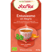 Yogi Tea Entusiasmo ed Allegria infuso ayurvedico bio 17 bustine filtro