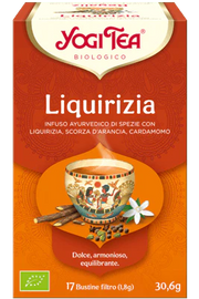 Yogi Tea Liquirizia infuso ayurvedico bio 17 bustine filtro