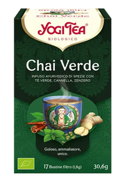 Yogi Tea Chai Verde infuso ayurvedico bio 17 bustine filtro