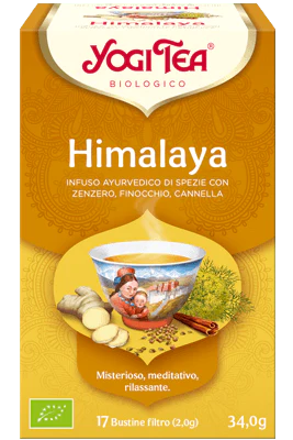Yogi Tea Himalaya infuso ayurvedico bio 17 bustine filtro