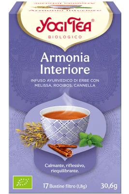 Yogi Tea Armonia Interiore infuso ayurvedico bio 17 bustine filtro