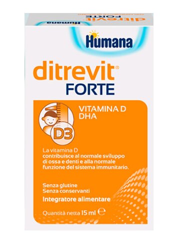 Ditrevit Forte 15ml Gocce Integratore Vitamina D3-3