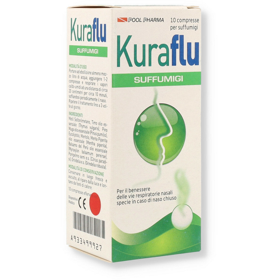 Kuraflu suffumigi 10 compresse effervescenti-2