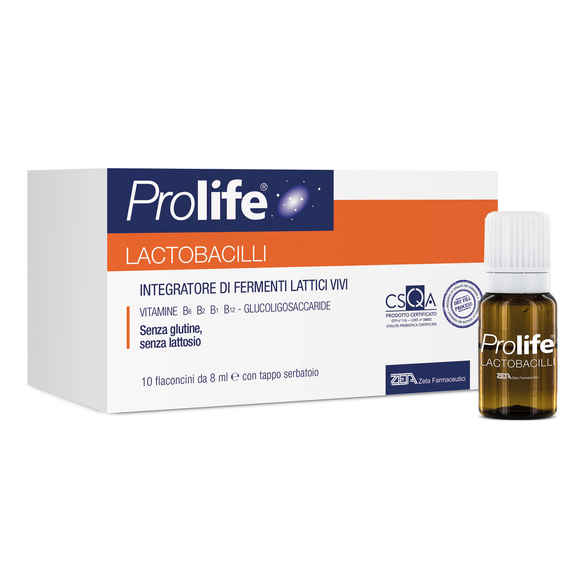 Prolife Lactobacilli 10 Flaconi 8ml - Integratore Probiotico-2