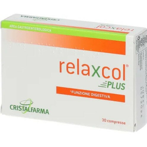 Relaxcol Plus per la funzionalità digestiva 30 compresse-2