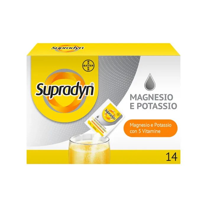 Supradyn Magnesio e Potassio Integratore sport con Vitamine e Minerali 14 bustine Effervescenti-21