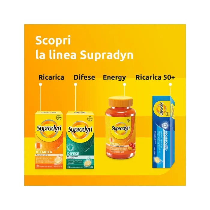 Supradyn Magnesio e Potassio Integratore sport con Vitamine e Minerali 14 bustine Effervescenti-8