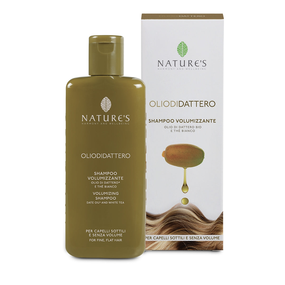 Nature's Olio Di Dattero Shampoo Volumizzante 200ml-2
