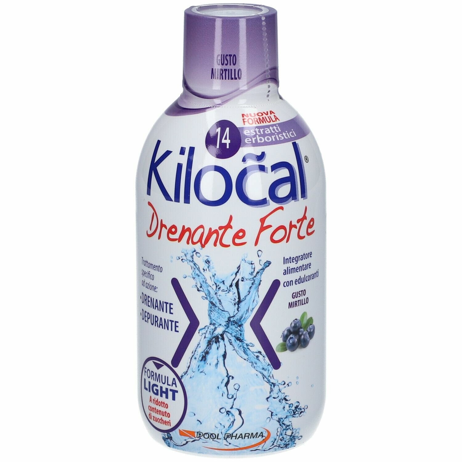 Kilocal Drenante Forte gusto Mirtillo 500 ml-3