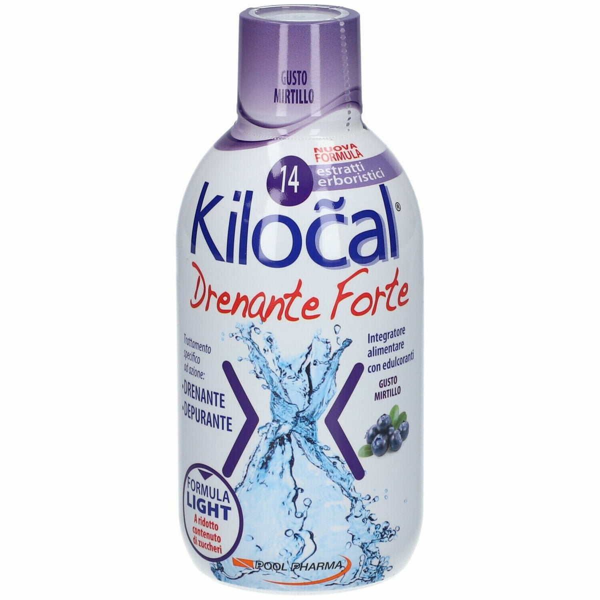 Kilocal Drenante Forte gusto Mirtillo 500 ml-3