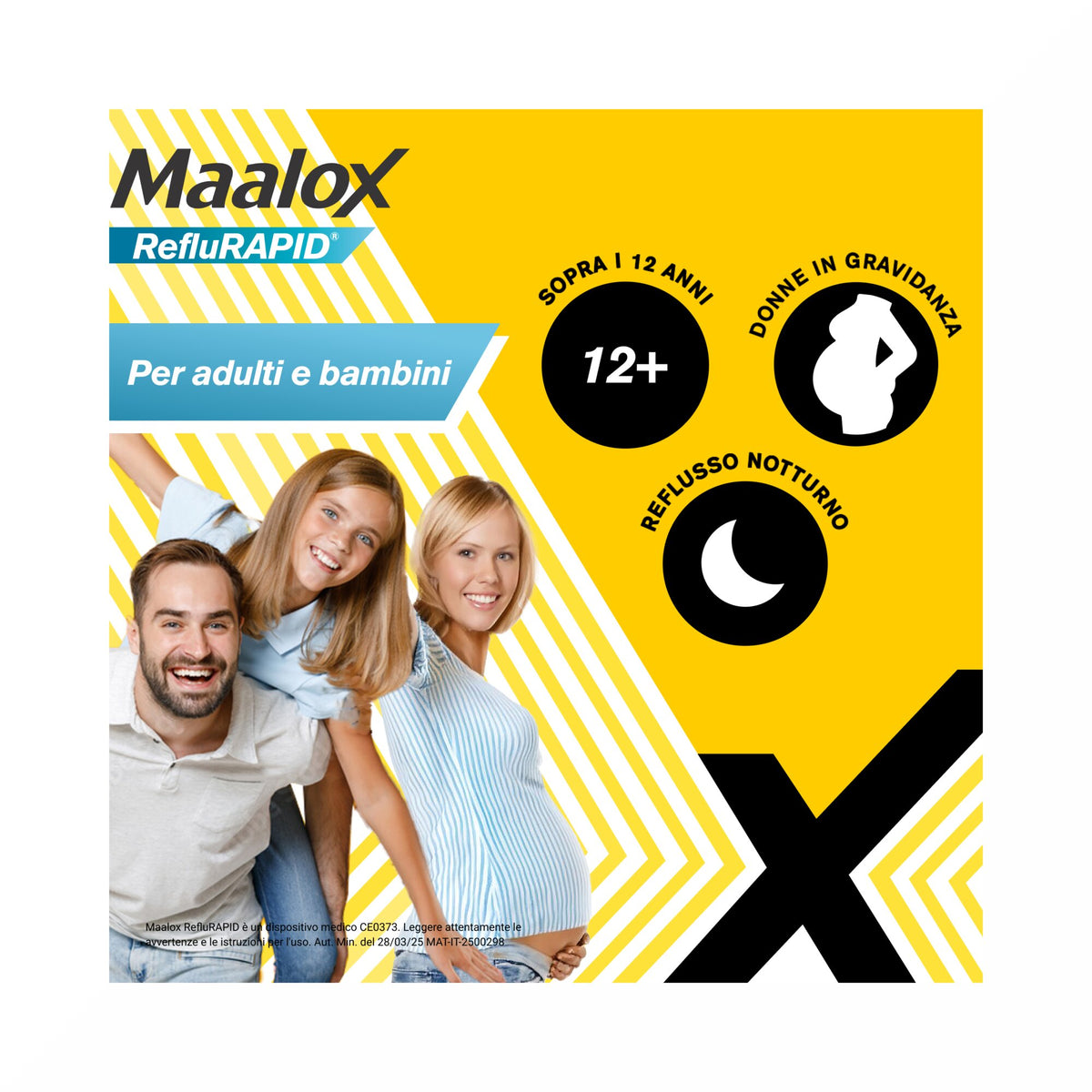 Maalox Reflurapid Blocca il Reflusso Neutralizza il Bruciore da Iperacidità 40 Compresse-4