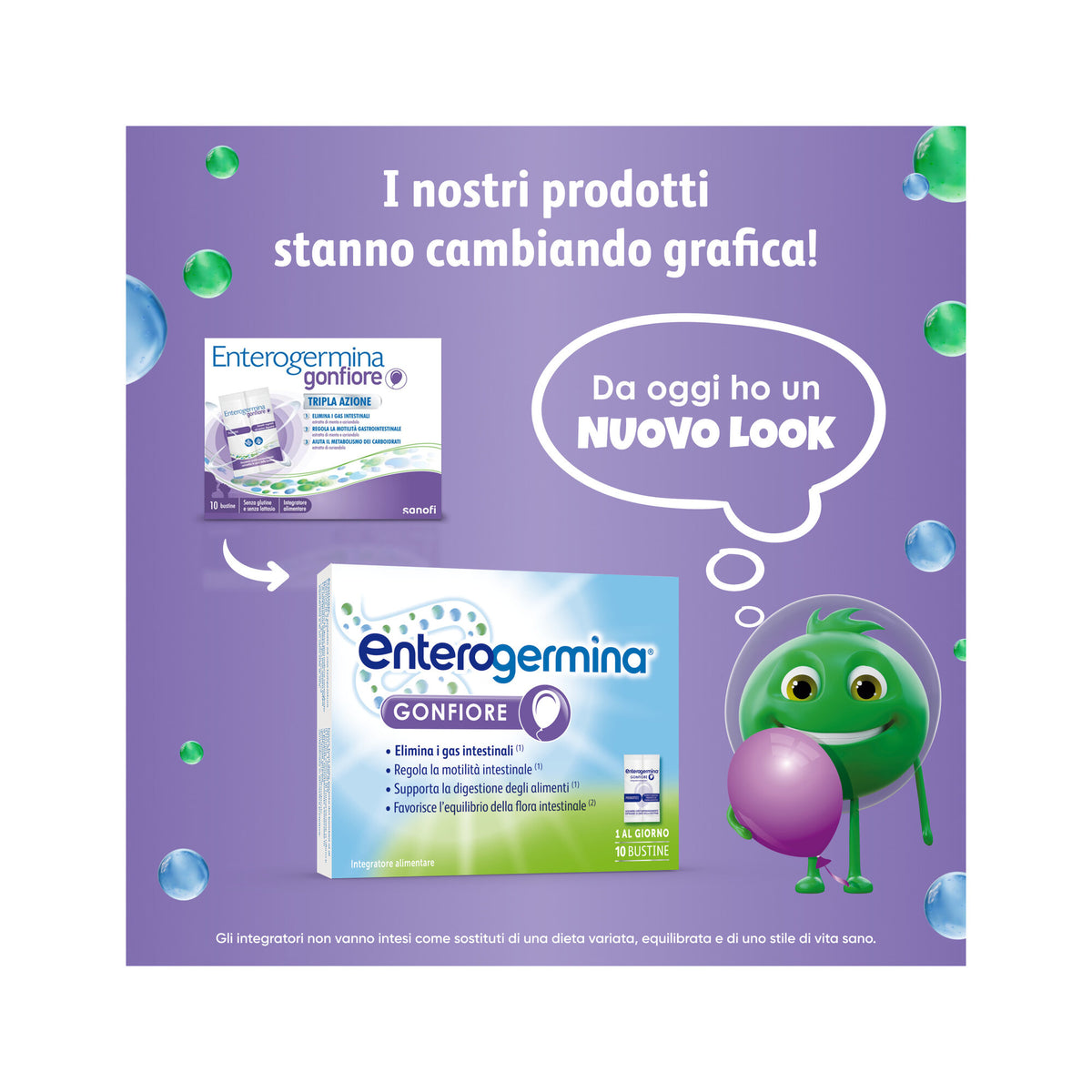 Enterogermina Gonfiore Probiotici Enzimi Digestivi Fermenti Lattici Adulti Contro Gonfiore Addominale 10 Bustine-2