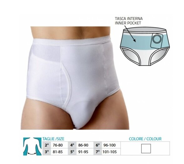 Orione Slip per Stomia Uomo Cod 556 Bianco Taglia 4-1