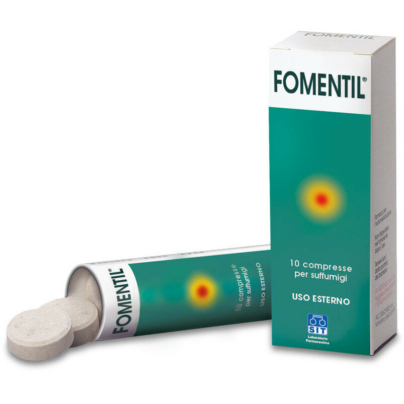 Fomentil decongestionante 10 compresse per suffumigi-2