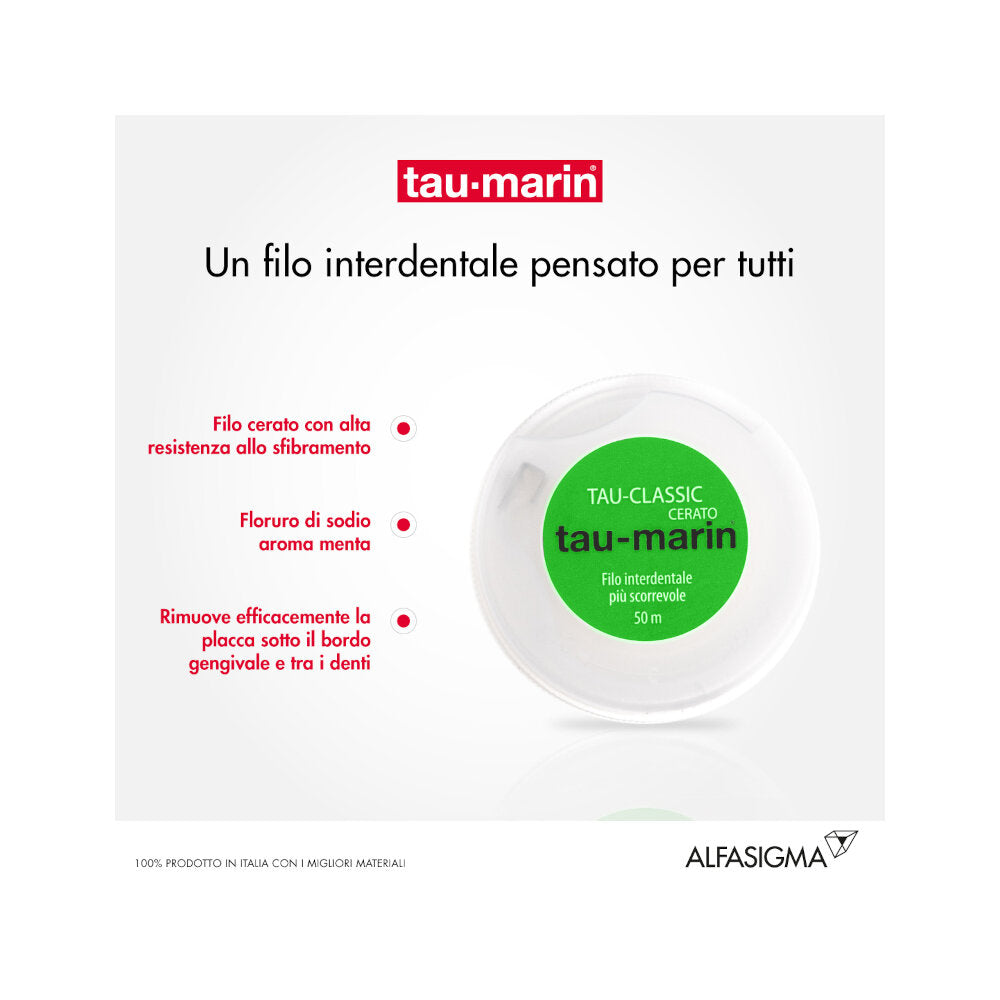 Tau-marin Filo interdentale tau-classic cerato 50mt-5