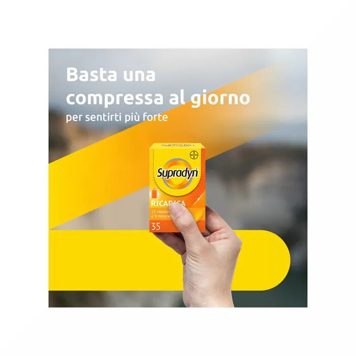 Supradyn Ricarica Integratore Vitamine e Sali Minerali 35 compresse rivestite-3