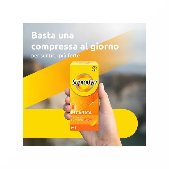 Supradyn Ricarica Integratore Vitamine e Sali Minerali 60 compresse rivestite-3