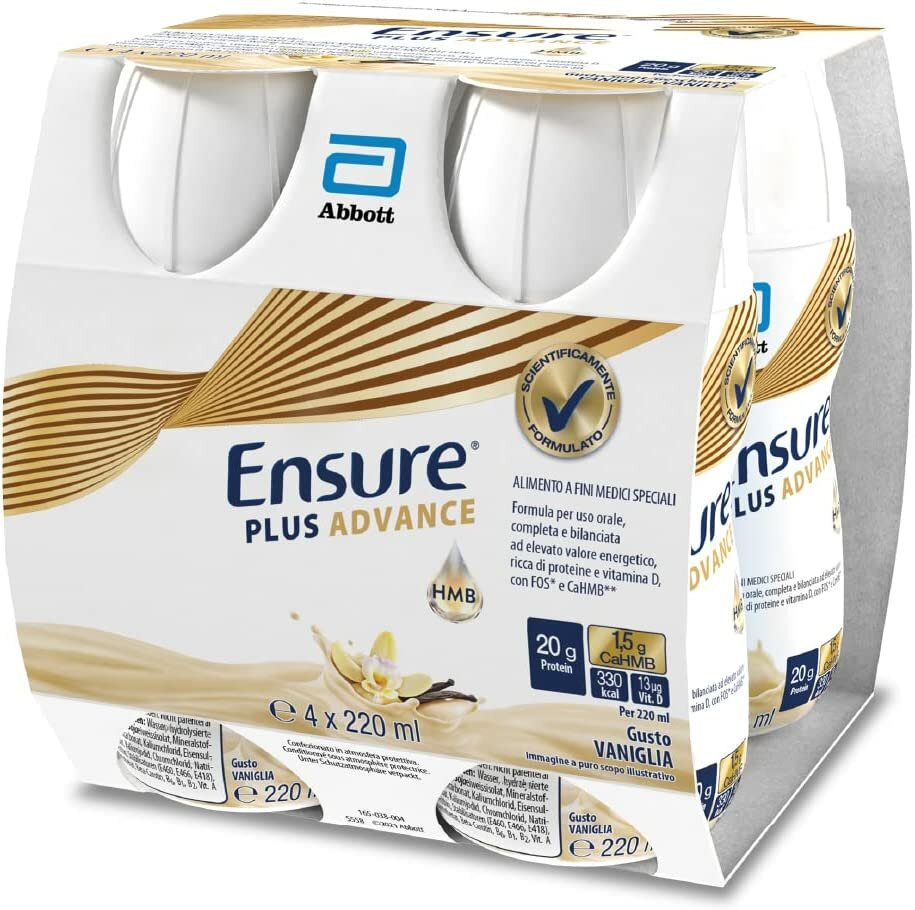 Ensure Plus Advance Drink Vaniglia 4x220ml-6