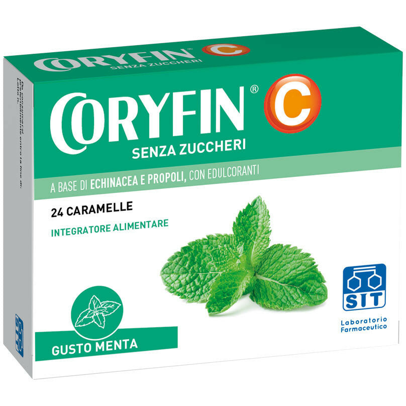Coryfin C Senza Zucchero Mentolo 24 Caramelle-2
