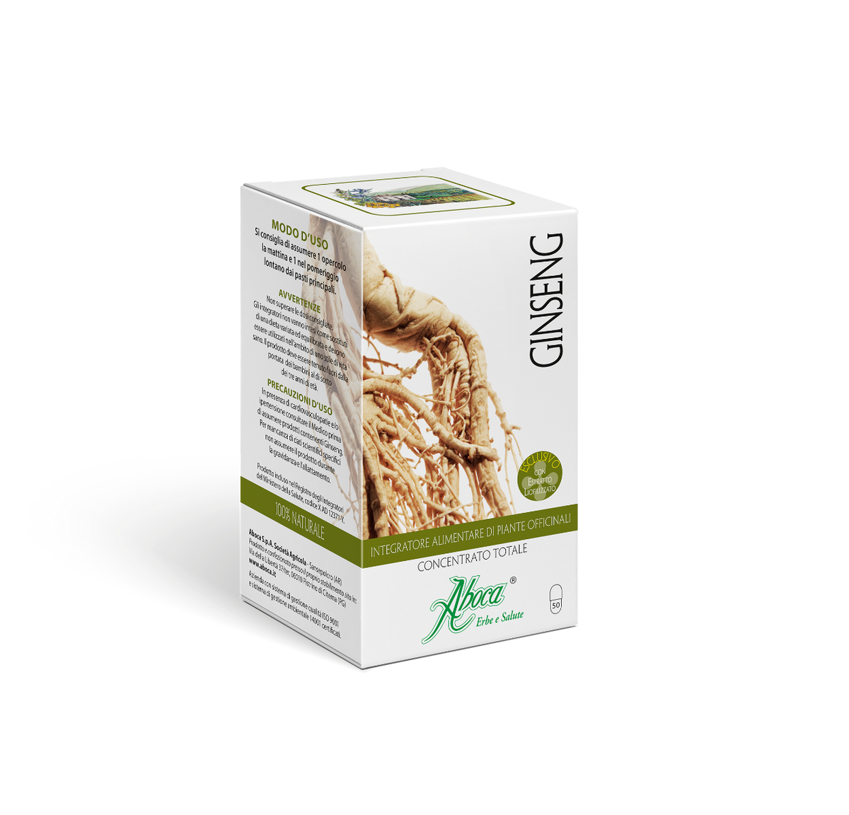 Aboca Ginseng Concentrato Totale 50 Opercoli-3