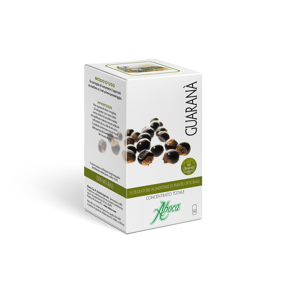 Aboca Guaranà Concentrato Totale 50 Opercoli-3