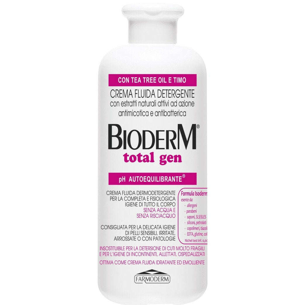 Bioderm Total Gen crema fluida detergente corpo 500ml-2