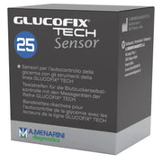 Strisce Misurazione Glicemia Glucofix Tech Sensor 25 Pezzi-1
