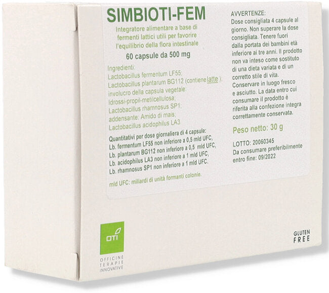 Oti Simbioti Fem benessere intestinale 60 capsule-3