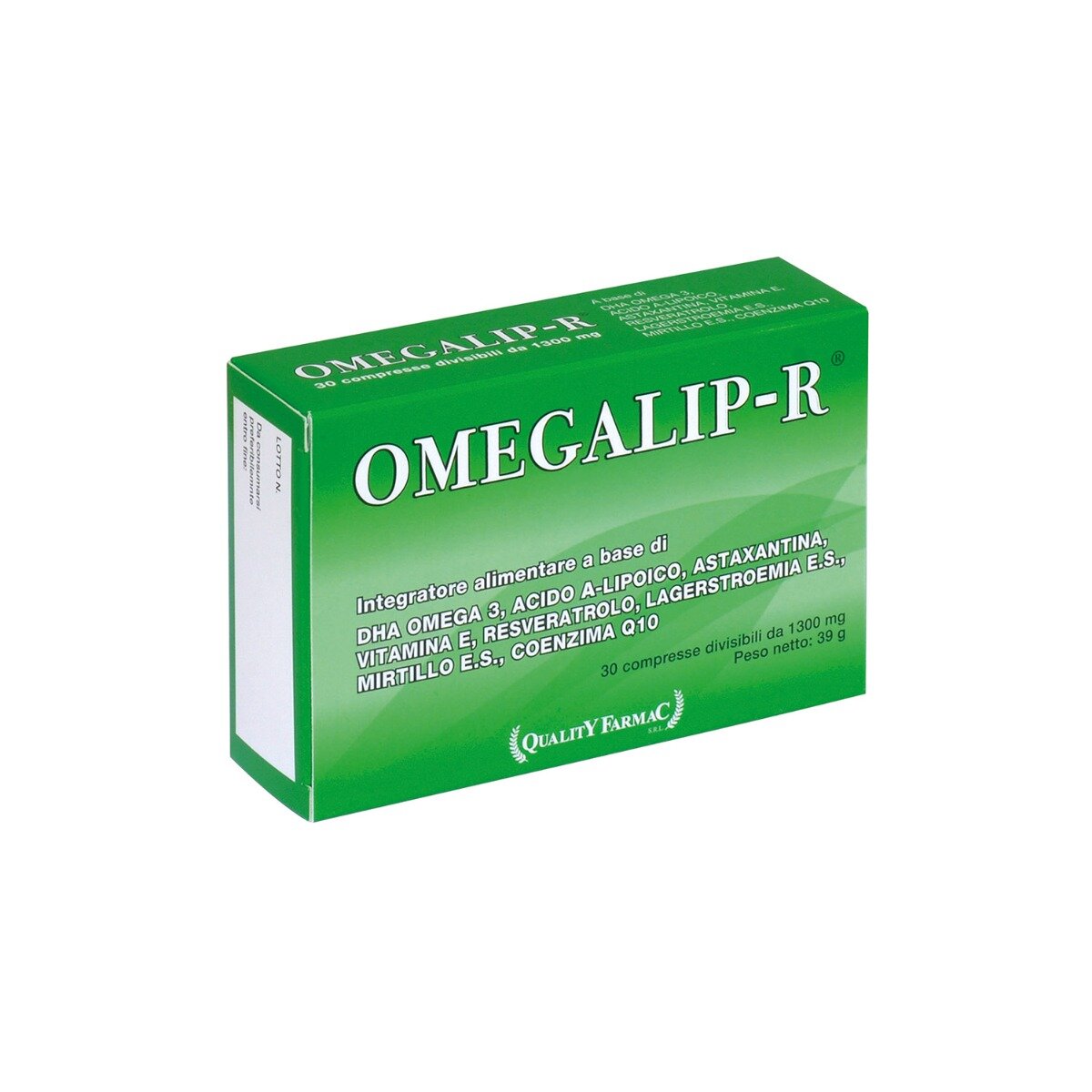 Omegalip R controllo del colesterolo e benessere cardiovascolare 30 compresse-2