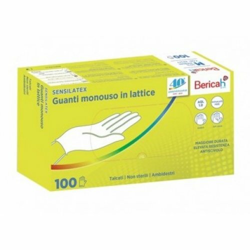 Sensilatex Guanti In Lattice Monouso Taglia L 100 Pezzi-1