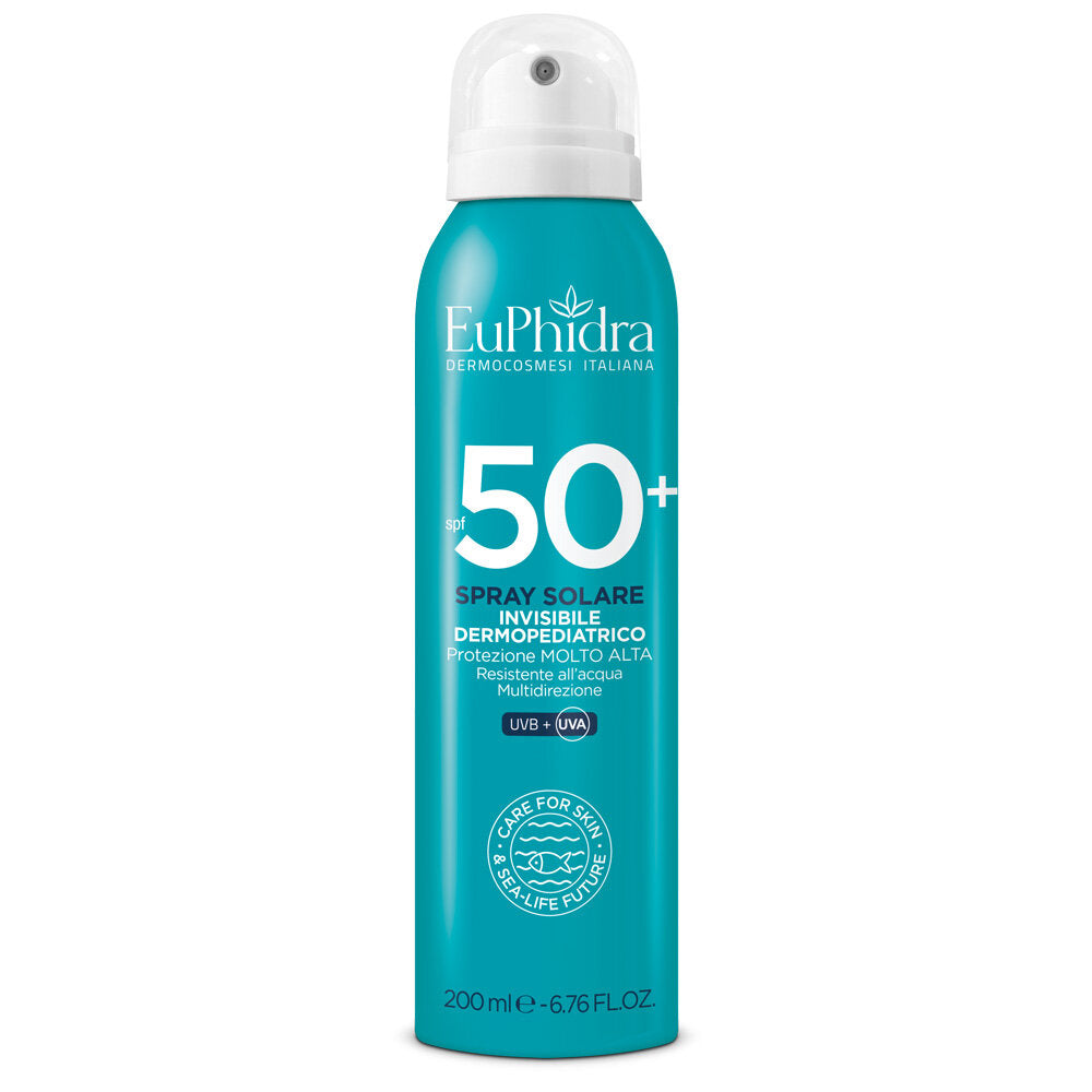 Euphidra SPF50+ spray solare invisibile dermopediatrico 200ml-1