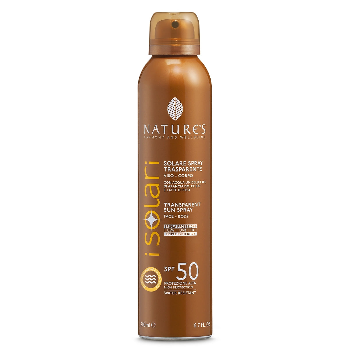 Nature's Solare Spray Trasparente SPF50+ 200ml-3