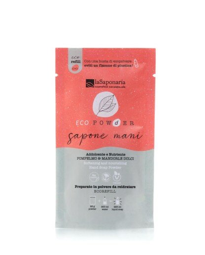La Saponaria Sapone Mani In Polvere Pompelmo&Mandorle Dolci 25g-2