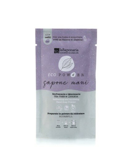 La Saponaria Ecopowder Sapone Mani In Polvere Tea Tree&Lavanda 25g-2