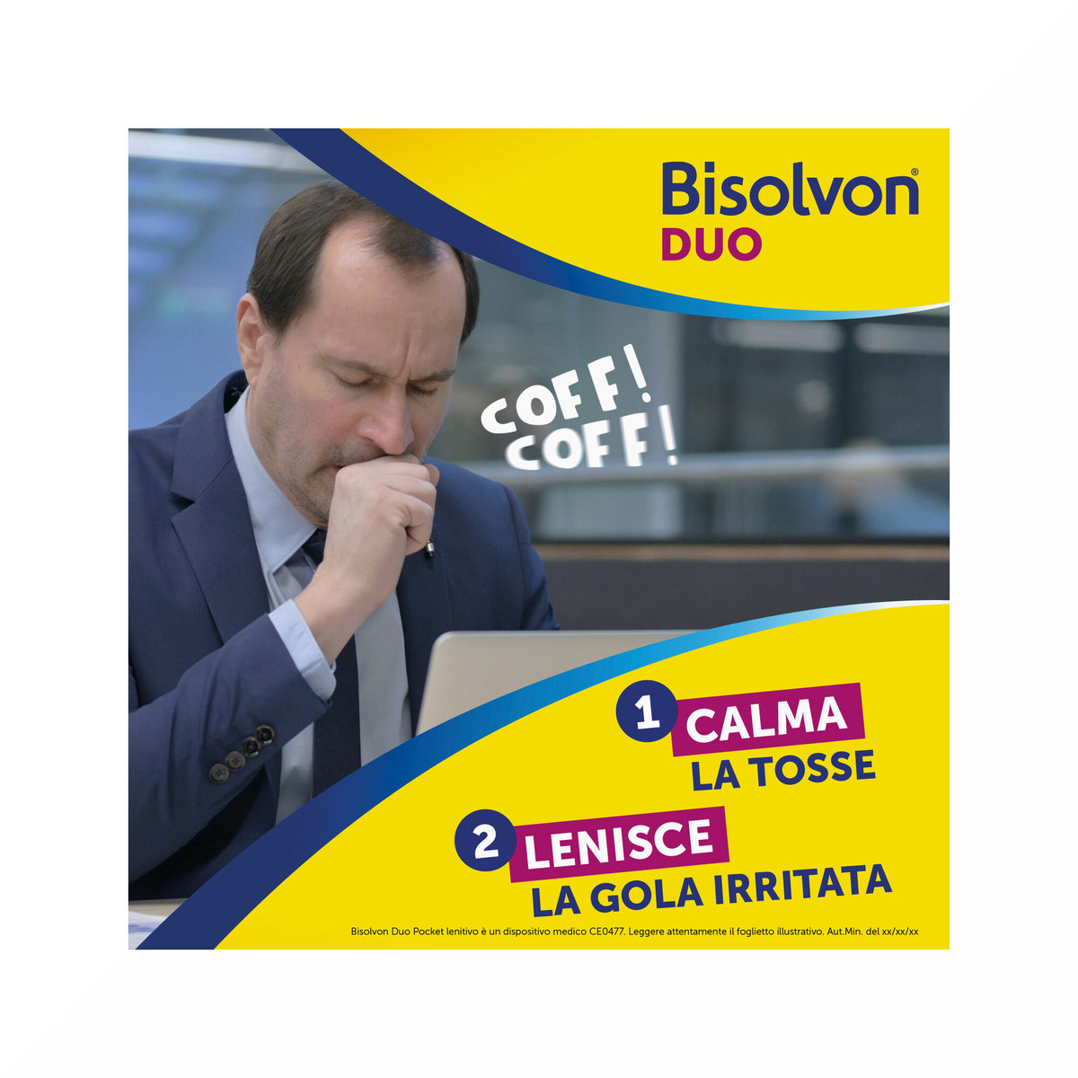 Bisolvon Duo Pocket Lenitivo Sciroppo in Bustina Contro Tosse e Gola Irritata, Adulti Bambini, 12 Bustine Monodose-9
