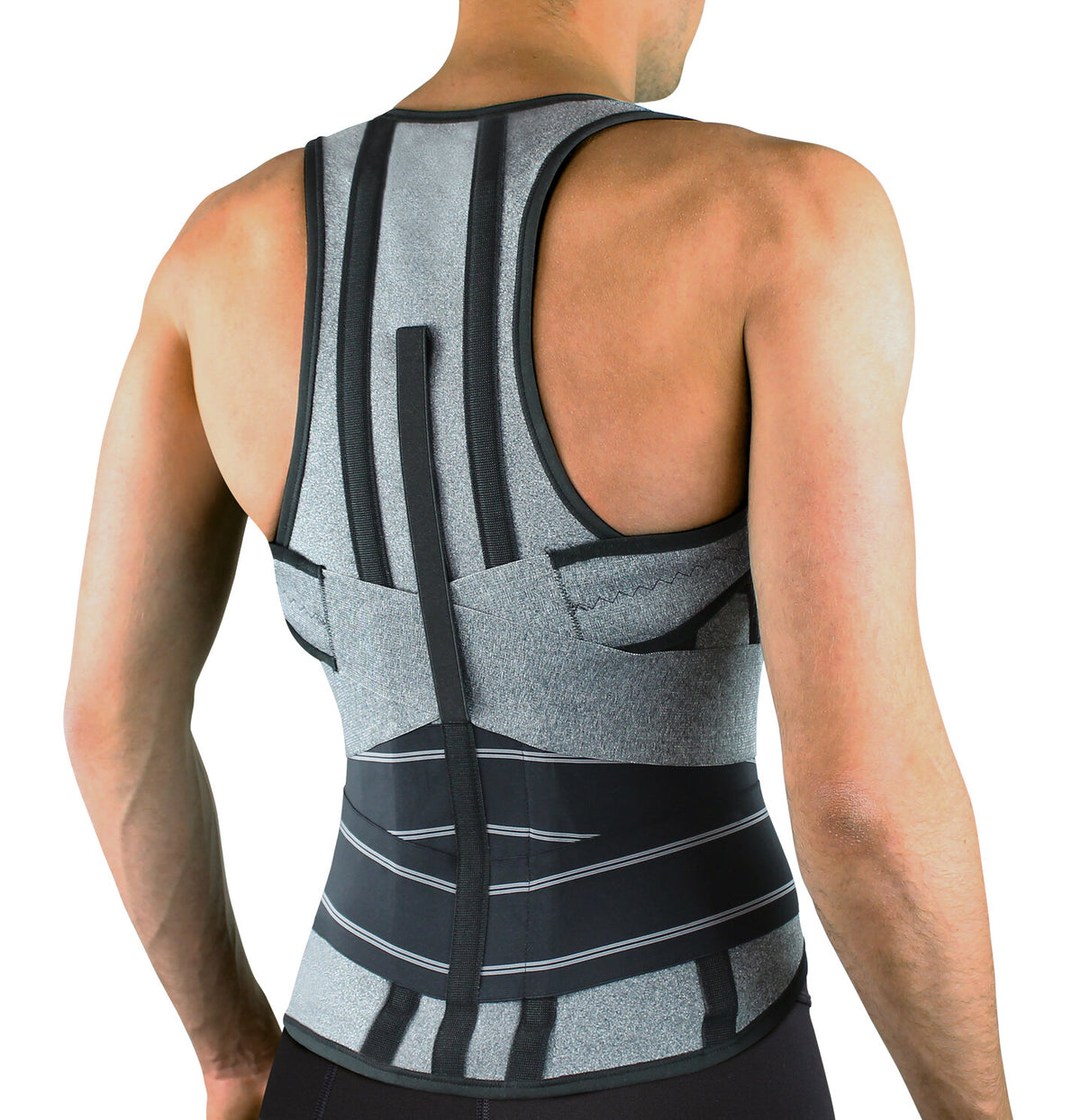 Pavis Corsetto Dorso-Lombo-Sacrale Modulare Colore Grigio Scuro Taglia S Cod. 554-1
