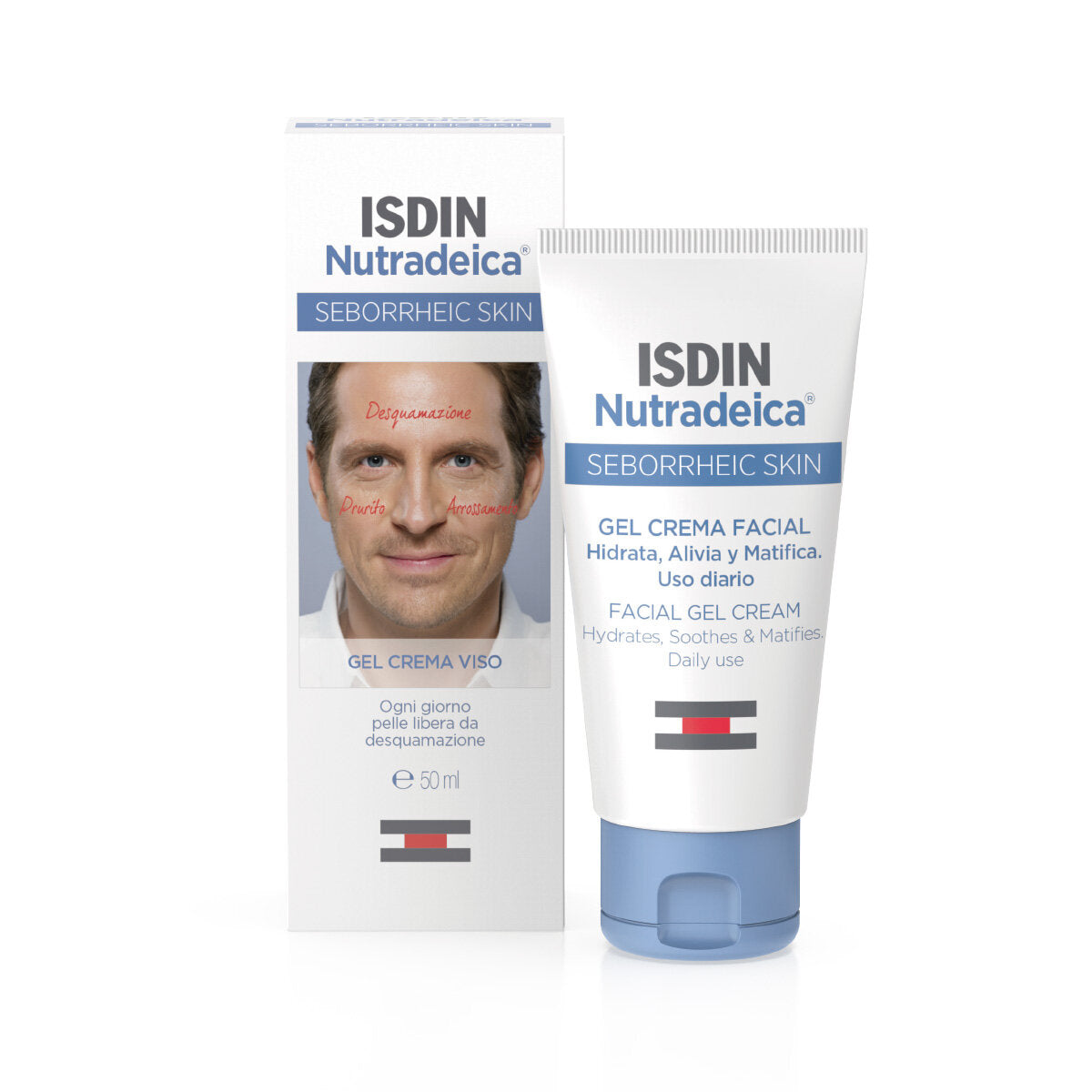 Isdin Nutradeica Gel Crema Viso Pelle Seborroica 50ml-8