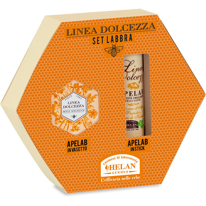 Helan Linea Dolcezza Set Labbra Apelab Stick + Vasetto-2