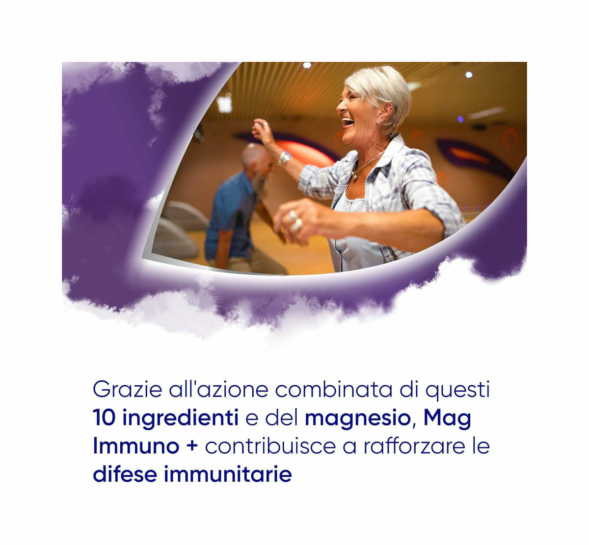 Mag Immuno+ Difese Immunitarie Integratore Alimentare Vitamine e Minerali, Magnesio, Difese Immunitarie, Stanchezza e Affaticamento 30 compresse-10