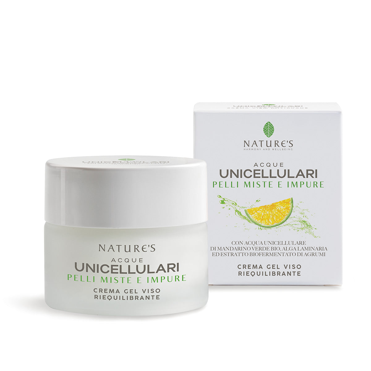 Nature's Acque Unicellulari Crema Gel Viso Riequilibrante 50ml-2