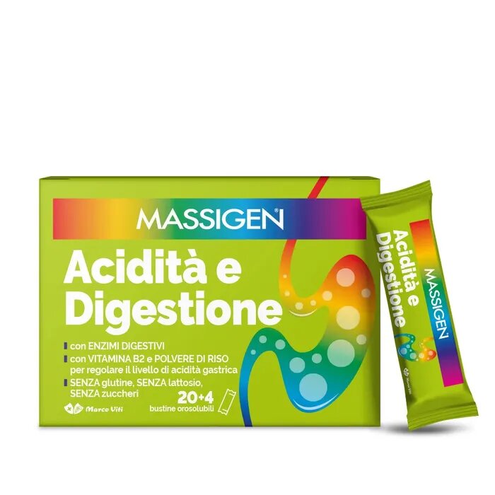 Massigen Acidità E Digestione 24 Bustine Orosolubili-2