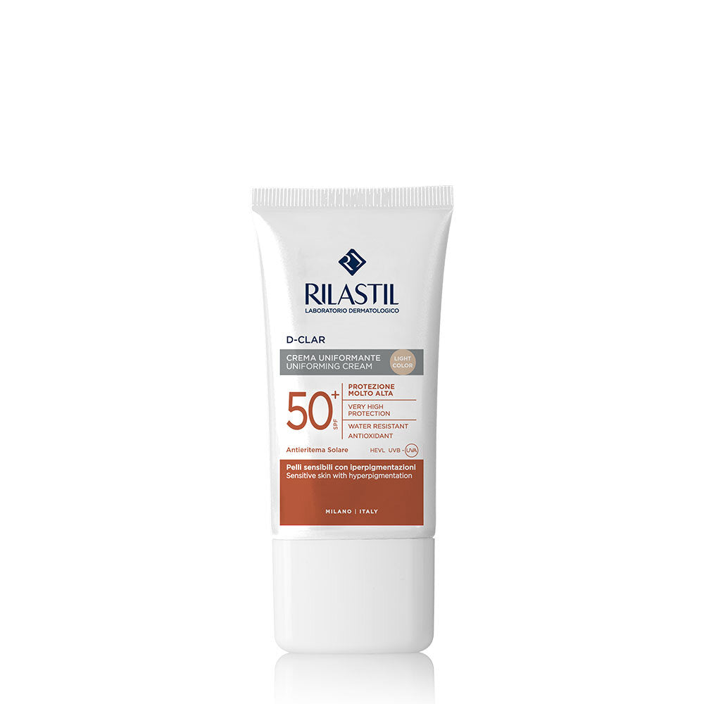 Rilastil D-Clar crema uniformante fotoprotettiva SPF50+ light 40ml-2